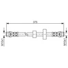 Image de Flexible De Frein Bosch Bh391 Volkswagen