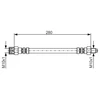 Image de Flexible De Frein Bosch Bh114 Mercedes-Benz