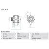 Image de Alternateur 4209 Bosch Bosch 4209 Citroen;Fiat;Lancia;Peugeot