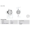 Image de Alternateur 4219 Bosch Bosch 4219 Dacia;Opel;Renault