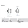Image de Alternateur 4274 Bosch Bosch 4274 Opel;Vauxhall