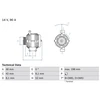 Image de Alternateur 4180 Bosch Bosch 4180 Mercedes-Benz