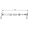 Image de Flexible De Frein Bosch Bh458 Fiat