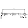 Image de Flexible De Frein Bosch Bh750 Toyota
