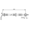 Image de Flexible De Frein Bosch Bh493 Toyota