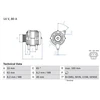 Image de Alternateur 4467 Bosch Bosch 4467 Ford