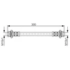 Image de Flexible De Frein Bosch Bh552 Opel;Suzuki;Vauxhall