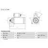 Image de Démarreur 2028 Bosch Bosch 2028 Audi;Seat;Skoda;Volkswagen