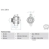Image de Alternateur 4538 Bosch Bosch 4538 Mercedes-Benz