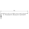 Image de Contact D'Avertissement, Usure Des Plaquettes De Frein Ap201 Bosch Bosch Ap201 Bmw
