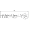 Image de Contact D'Avertissement, Usure Des Plaquettes De Frein Ap213 Bosch Bosch Ap213 Mercedes-Benz