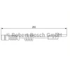 Image de Contact D'Avertissement, Usure Des Plaquettes De Frein Ap217 Bosch Bosch Ap217 Mercedes-Benz;Puch;Volkswagen