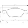 Image de Plaquettes de frein avant (4 pièces) Bosch Bp306