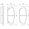 Image de Kit De Plaquettes De Frein, Frein À Disque Bp142 Bosch Bosch Bp142 Honda;Rover