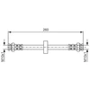 Image de Flexible De Frein Bosch Bh712 Fiat