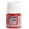 Image de Peinture pour cuir et simili - Rouge intense - Setacolor Cuir - - 45ml