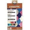Image de Set de 12 peintures pour céramique - 12 x 20 ml