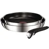 Image de TEFAL INGENIO PREFERENCE : LOT DE 2 POELES 24/28 cm + 1 poignée