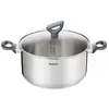 Image de Faitout Dailycook en inox - Ø 24 cm - 5 l - Avec couvercle en verre - Tous feux dont induction