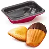 Image de Creabake 3 moules a madeleines 8,3x6,5 cm J3079904
