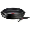 Image de LOT 2 POELES 22/26 CM + POIGNEE AMOVIBLE INGENIO ECO RESIST INDUCTION L3979002