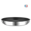 Image de L9730402 INGENIO PREFERENCE Poele 24 cm, inox, antiadhésif, poignée vendue séparément, tous feux dont induction