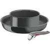 Image de SET POELE 28 CM + CASSEROLE 18 CM + POIGNEE AMOVIBLE INGENIO RENEW INDUCTION L2609302
