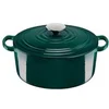 Image de Cocotte fonte ronde 24 cm Vert forêt
