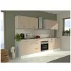 Image de Cuisine complète OSLO - L 300 cm - Décor chêne - Plan de travail inclus