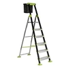 Image de Escabeau alu 6 marches rivetées hauteur d'accès 3,20 m GARDEN STEP