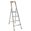 Image de - Escabeau aluminium professionnel 4 marches hauteur d'accès maxi 2,90 m - PRO 54