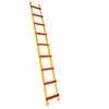 Image de - Echelle de toit bois Ht. de travail 4 m 12 marches en bois résineux écartement barreaux 33 cm