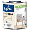Image de RIPOLIN - Peinture Intérieure Multi-Supports   Murs, Boiseries & Radiateurs   Ultra-Couvrante   Lessivable   Application Facile   Ecolabel - Satin - 0,5L - Blanc en occasion ou reconditionné