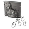 Image de Ensemble de moule lapin de Pâques 3D et 5 emporte-pièces lapin Zenker Pâques