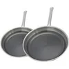 Image de Lot de 2 poêles Elo Relief Solution 24 cm et 28 cm en inox sans PFAS