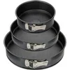 Image de Set de 3 moules a charniere ronds - ZENKER - Black Metallic - 20, 24 et 28 cm