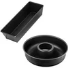 Image de Set de moule a cakes et moule a savarins - ZENKER - Black Metallic - 30,5 x 11,5 cm et 28 cm