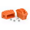 Image de Paire de sabots haute sécurité 50mm orange --COMABI - 9007150