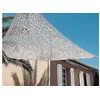 Image de Filet d'ombrage bicolore Sahara Blanc et Gris - 2,4 x 3 m