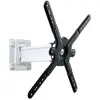 Image de CLIFF 400TW90 - Kit de montage (support de fixation, support mural basculant/pivotant) - pour Ecran LCD - acier - noir époxy, argent époxy - Taille