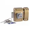 Image de Verrou de securité a bouton pour porte avec cylindre 45 mm Medial