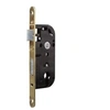 Image de serrure a mortaiser axe a 40 / tetiere acier laque