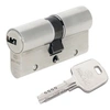 Image de serial xp 18004 cylindre 40+40 mm double entrée nickelé niveau de sécurité 4