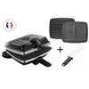 Image de Gaufrier Super 2 + Croque Monsieur - - Noir - Fonte