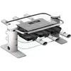 Image de LAGRANGE Appareil à raclette 6 personnes, 750 W, Plateaux verre, plateau supérieur démontable pour nettoyage simplifié, Repose poêlons intégré, Design épuré, Bouton marche/arrêt, 079601 en occasion ou reconditionné