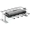 Image de LAGRANGE Appareil à raclette 10 personnes, 1200 W, Plateaux verre, plateau supérieur démontable pour nettoyage simplifié, Repose poêlons intégré, Design épuré, Bouton marche/arrêt, 079901 en occasion ou reconditionné