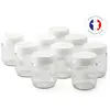 Image de 9 pots de yaourts