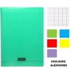 Image de Cahier - 24x32(cm) - Grands carreaux - 48 pages - couverture en polypro - sans spirale -