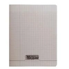 Image de 8000 polypro cahier 96 pages 17 x 22 cm seyes grands carreaux gris