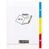 Image de Cahier 3 index 8000 POLYPRO, 170 x 220 mm